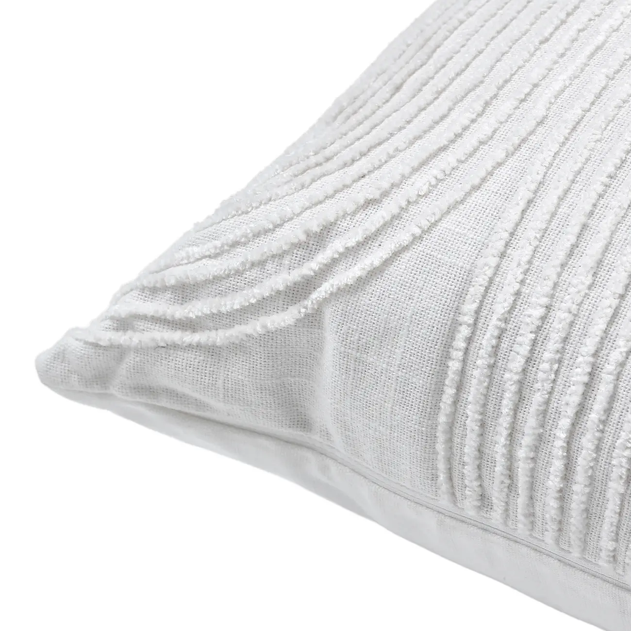ALMOFADA 50 CM X 50 CM ARCLÉ ZEN - OFF WHITE - Foto 5