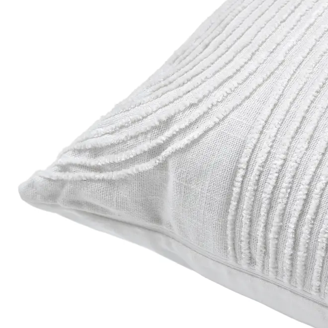 ALMOFADA 50 CM X 50 CM ARCLÉ ZEN - OFF WHITE - Foto 5