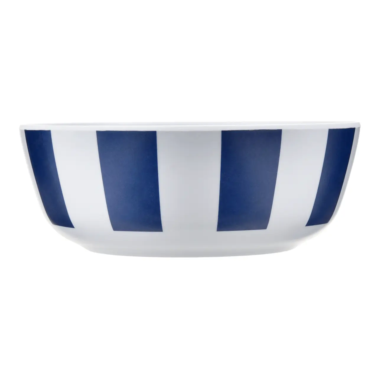 TIGELA 15 CM BLUESTRIPE - BRANCO/AZUL ESCURO - Foto 1