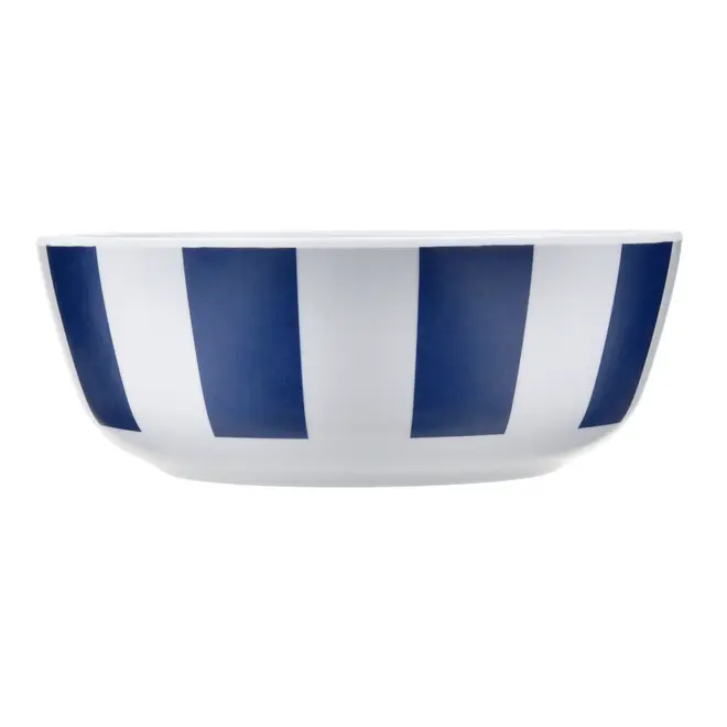 TIGELA 15 CM BLUESTRIPE - BRANCO/AZUL ESCURO - Foto 1