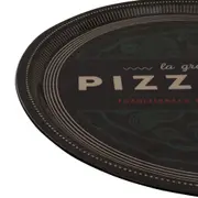 PRATO PARA SERVIR 37 CM LA GRANDE PIZZERIA - ENGLISH GREEN/PRETO - Foto 17