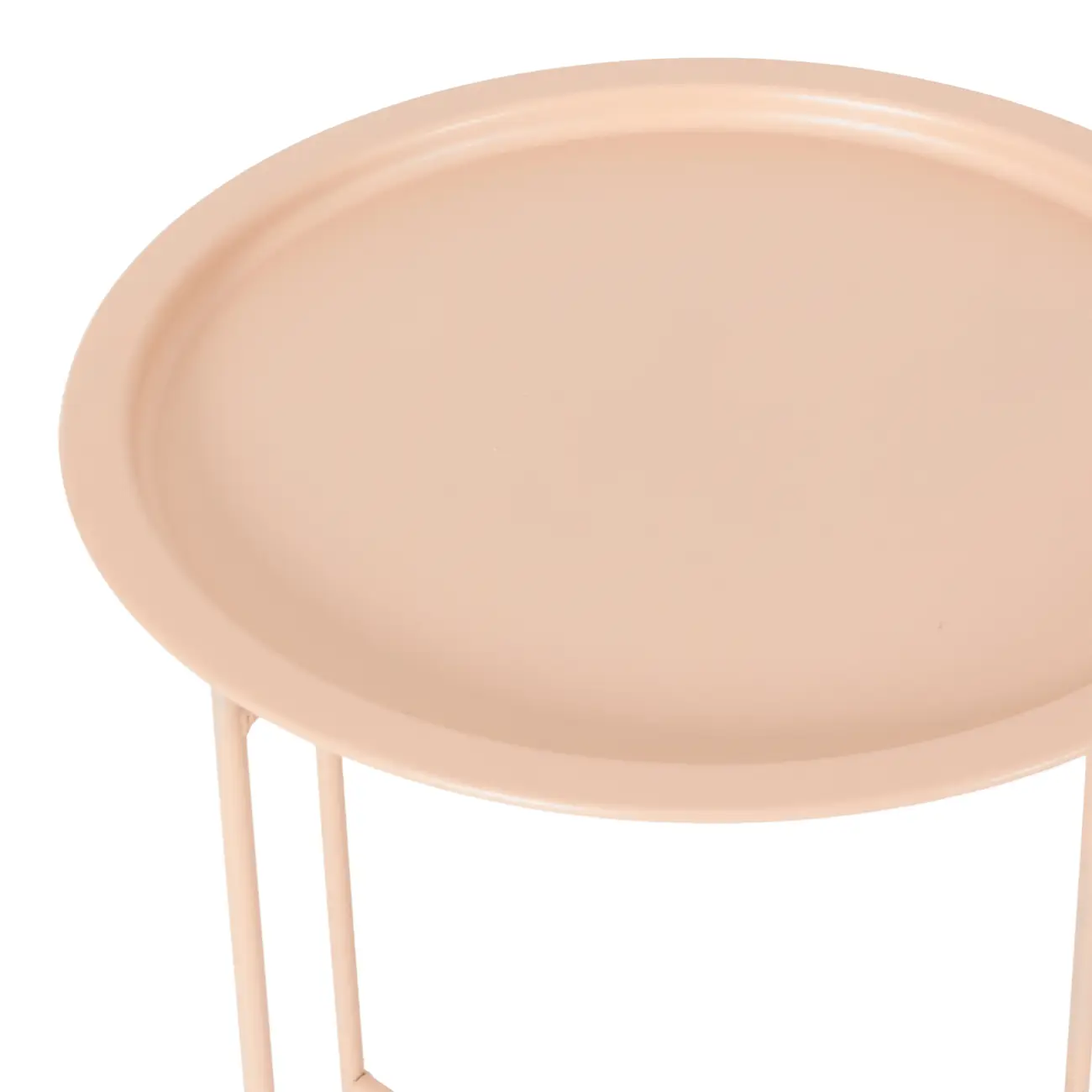 MESA LATERAL REDONDA 41 CM PLATTER - VIN ROSE - Foto 5