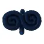 ARGOLA PARA GUARDANAPO CONJUNTO COM 2 PEÇAS ARABESCO - AZUL ESCURO - Foto 5