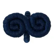 ARGOLA PARA GUARDANAPO CONJUNTO COM 2 PEÇAS ARABESCO - AZUL ESCURO - Foto 5