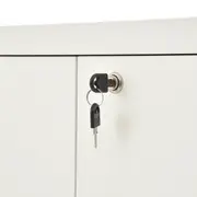 ARMÁRIO PARA ESCRITÓRIO ALTO 2 PORTAS FIND - BRANCO - Foto 9