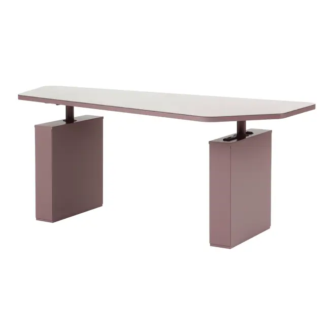 MESA 1,85 M X 80 CM ESGRIMA - RUBY MOCHA - Foto 2
