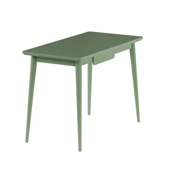 MESA DE ESCRITÓRIO 1 GAVETA 1,10 M X 55 CM SKAND - SÁLVIA - Foto 19