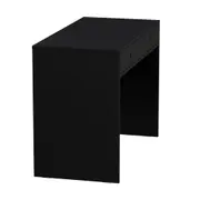ESCRIVANINHA 2 GAVETAS 1,03 M X 51 CM PRATY - PRETO - Foto 23