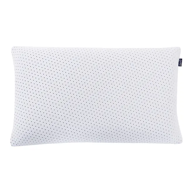TRAVESSEIRO VISCOELÁSTICO 40 CM X 60 CM X 13 CM GULDI - BRANCO/AZUL CLARO - Foto 1