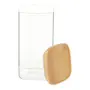 POTE 1,5 L BAMBOO BORUS QUADRADO - INCOLOR/BAMBU - Foto 3
