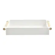 PORTA-PAPEL DE MESA FOLDING - BRANCO/PINUS NATURAL - Foto 1