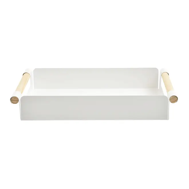 PORTA-PAPEL DE MESA FOLDING - BRANCO/PINUS NATURAL - Foto 1