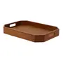 BANDEJA COM PALHINHA 38 CM X 26 CM ACÁCIA - ACÁCIA - Foto 2