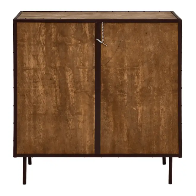 CÔMODA 4 GAVETAS 90 CM X 53 CM STEAM TRUNK - ENCERADO CASTANHO/CASTANHO - Foto 6