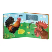 TOQUE, SINTA E ESCUTE! FAZENDA LIVRO INFANTIL - MULTICOR - Foto 4