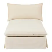 CHAISE LONGUE ANGA - NATURAL - Foto 1