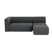SOFÁ 3 LUGARES COM PUFF UNITS - KONKRET - Foto 1