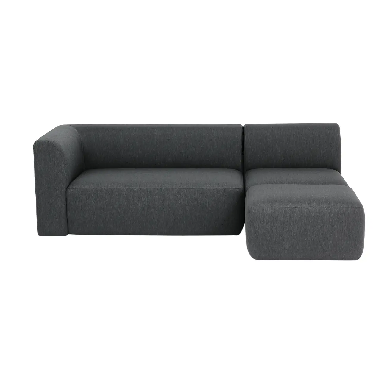 SOFÁ 3 LUGARES COM PUFF UNITS - KONKRET - Foto 1