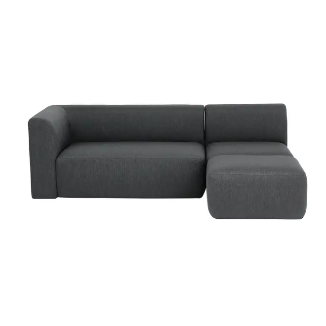 SOFÁ 3 LUGARES COM PUFF UNITS - KONKRET - Foto 1