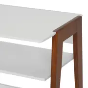 ARMÁRIO PARA ESCRITÓRIO 1 PORTA HANNA - NOZES/BRANCO - Foto 5