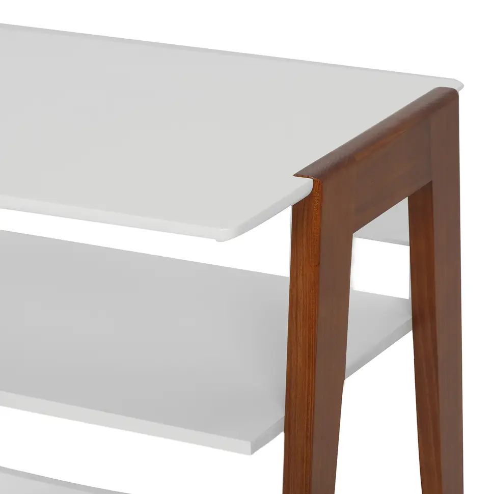 ARMÁRIO PARA ESCRITÓRIO 1 PORTA HANNA - NOZES/BRANCO - Foto 5