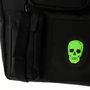 BOLSA CAVEIRA - PRETO/VERDE FLUOR - Foto 9