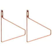 SUPORTE PARA PRATELEIRA COM 2 PEÇAS FINELINE - COBRE - Foto 1