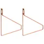COBRE - SUPORTE PARA PRATELEIRA COM 2 PEÇAS FINELINE