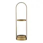 LANTERNA 43 CM CANDLELIGTH - OURO/INCOLOR - Foto 1