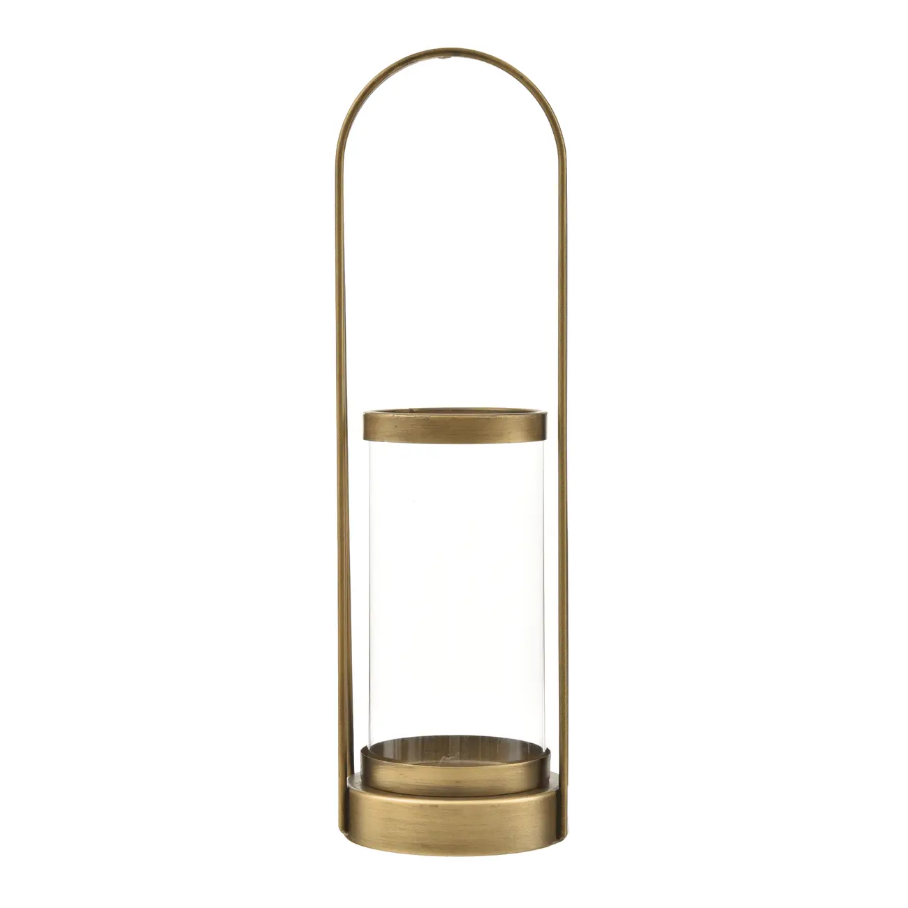 LANTERNA 43 CM CANDLELIGTH - OURO/INCOLOR - Foto 1