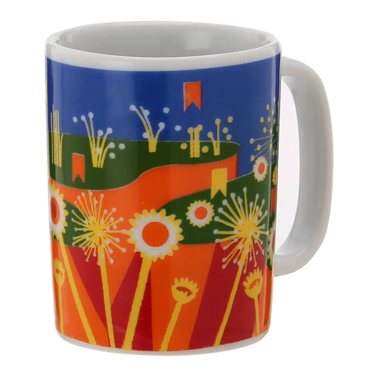 CANECA 160 ML TEMPO DE COLHER CHAPADÕES - BRANCO/MULTICOR - Foto 2