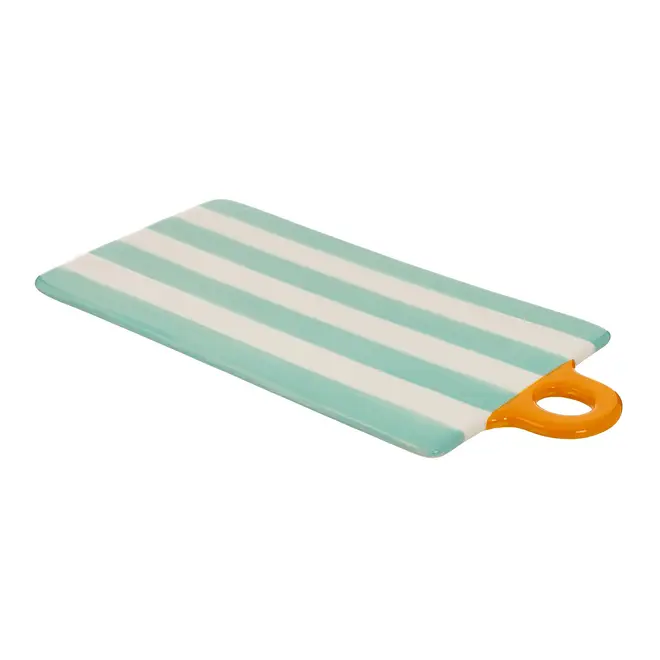 TÁBUA PARA SERVIR 32 CM X 15 CM CIRCUS - BRANCO/SORBET DE MENTA - Foto 4