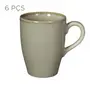 JOGO DE CANECAS 350 ML C/6 PEÇAS FINEST - AREIA/ARGILA - Foto 1