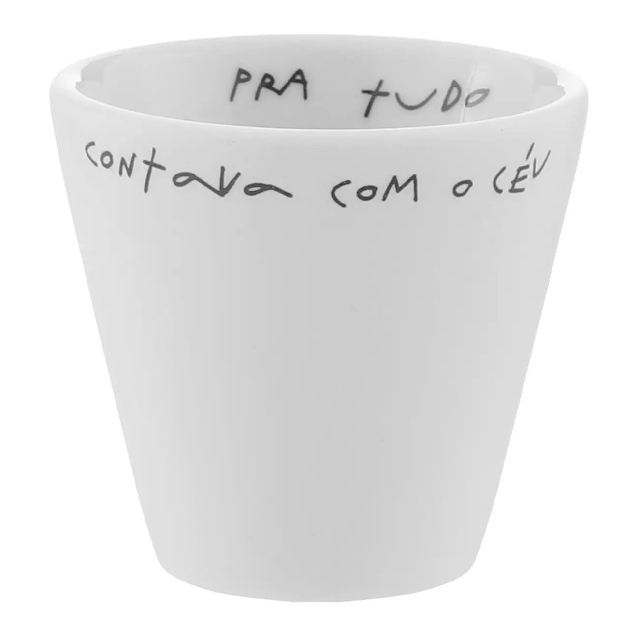 XÍCARA CHÁ 400 ML VRD LIVRO EM LOUÇAS - BRANCO/PRETO - Foto 3