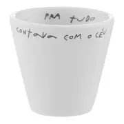 XÍCARA CHÁ 400 ML VRD LIVRO EM LOUÇAS - BRANCO/PRETO - Foto 3