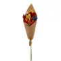 ARRANJO COM 20 FLORES FLOR DE CAPIM - VERMELHO/FIBRA CLARA - Foto 1