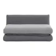 SOFÁ-CAMA 2 LUGARES LANCE DUPLO - KONKRET/ESTANHO - Foto 3