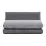 SOFÁ-CAMA 2 LUGARES LANCE DUPLO - KONKRET/ESTANHO - Foto 3