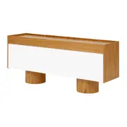 BUFFET 4 PORTAS 1,80 M X 47 CM ALLURE - FREIJÓ/FREIJÓ - Foto 6