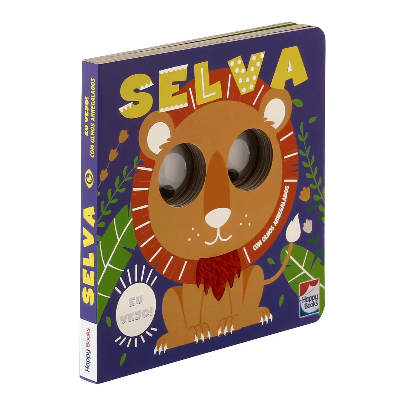 EU VEJO! COM OLHOS ARREGALADOS SELVA LIVRO INFANTIL - MULTICOR - Foto 3