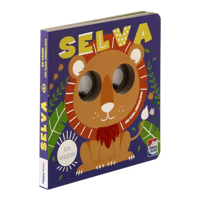 EU VEJO! COM OLHOS ARREGALADOS SELVA LIVRO INFANTIL - MULTICOR - Foto 3