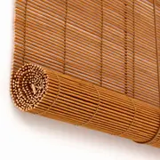 PERSIANA ROLL COM BANDÔ 1,40 M X 1,60 M BAMBU BAMBA - NOZES/BEGE - Foto 6