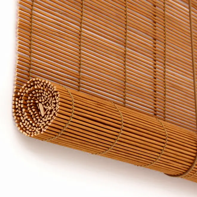 PERSIANA ROLL COM BANDÔ 1,40 M X 1,60 M BAMBU BAMBA - NOZES/BEGE - Foto 6