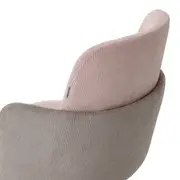 CADEIRA HOME OFFICE OBI - BRANCO/QUARTZO ROSA - Foto 7