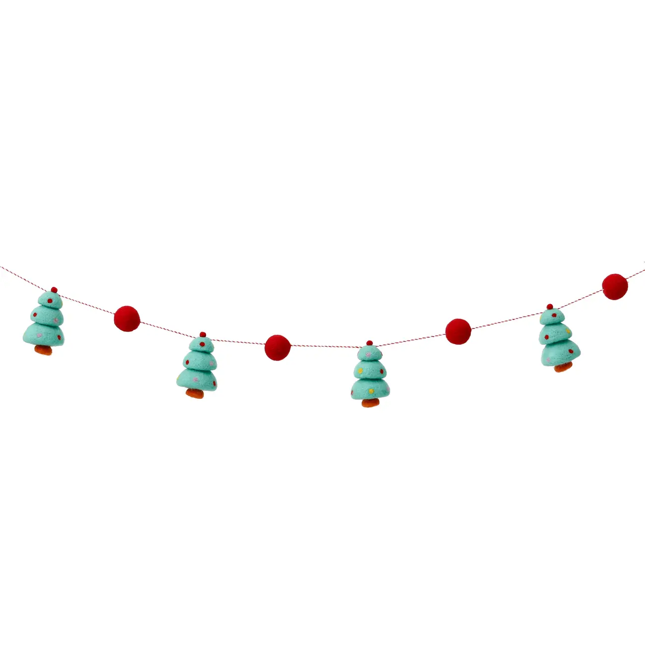 CORDÃO DECORATIVO 1 M COLORFUN XMAS - CORES CALEIDOCOLOR - Foto 1
