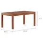 MESA 1,66 M X 85 CM ARMAZÉM - NOZES - Foto 8