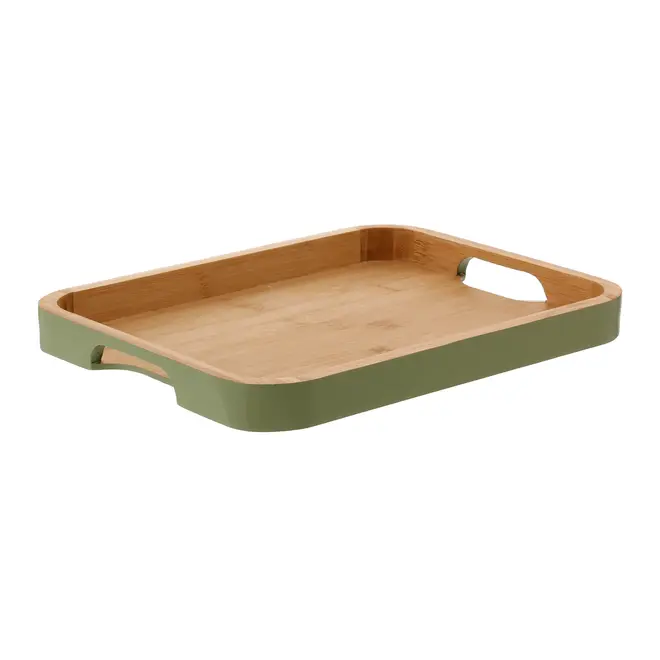 BANDEJA 30 CM X 23 CM BAMBUMIX - SÁLVIA/BAMBU - Foto 2