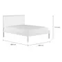 CAMA DE CASAL 1,38 M TINTO HIGH - BRANCO - Foto 7