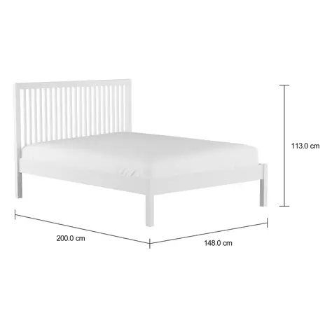 Imagem com medidas do produto CAMA DE CASAL 1,38 M TINTO HIGH