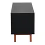 RACK 2 GAVETAS 1,20 M X 40 CM LIN - PRETO/NOZES - Foto 5